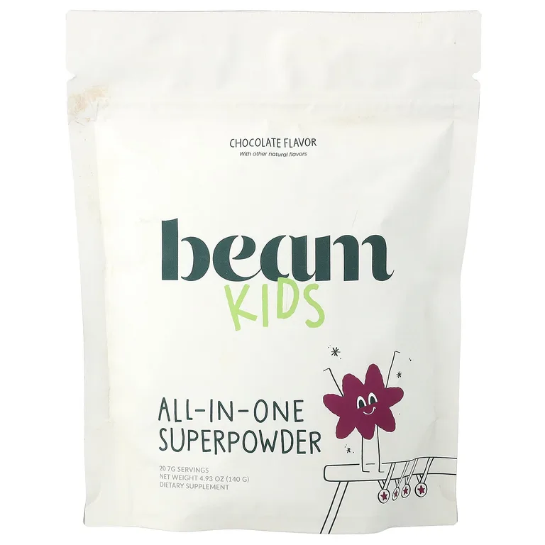 Beam, универсальный суперпорошок для детей, с шоколадным вкусом, 140 г (4,93 унции)