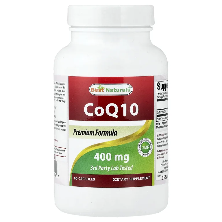 Best Naturals, CoQ10, 400 мг, 60 капсул