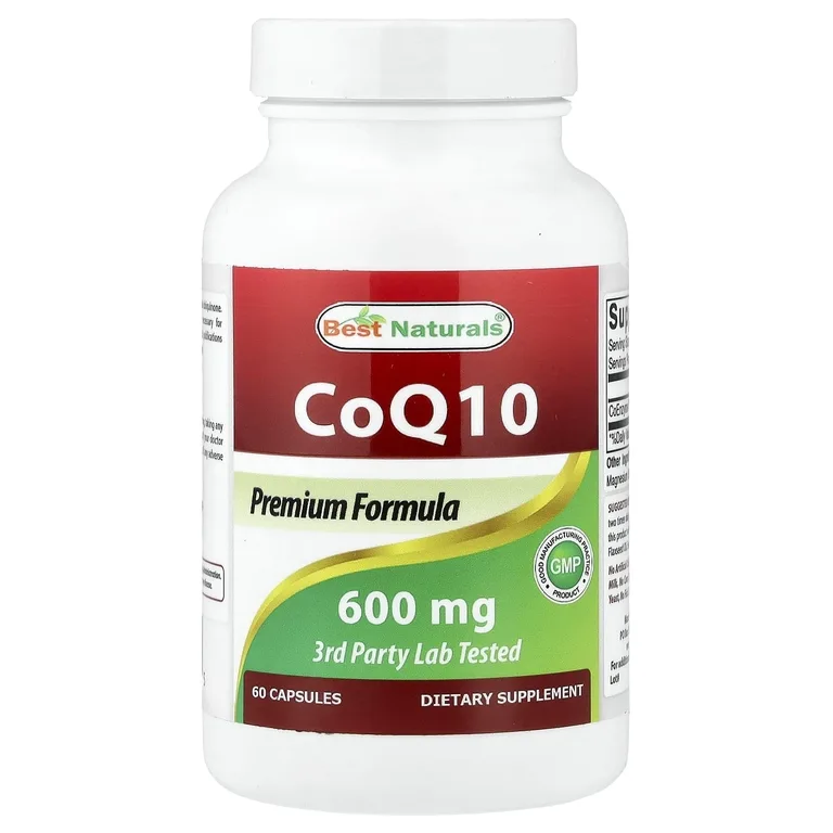 Best Naturals, Коэнзим Q10, 600 мг, 60 капсул