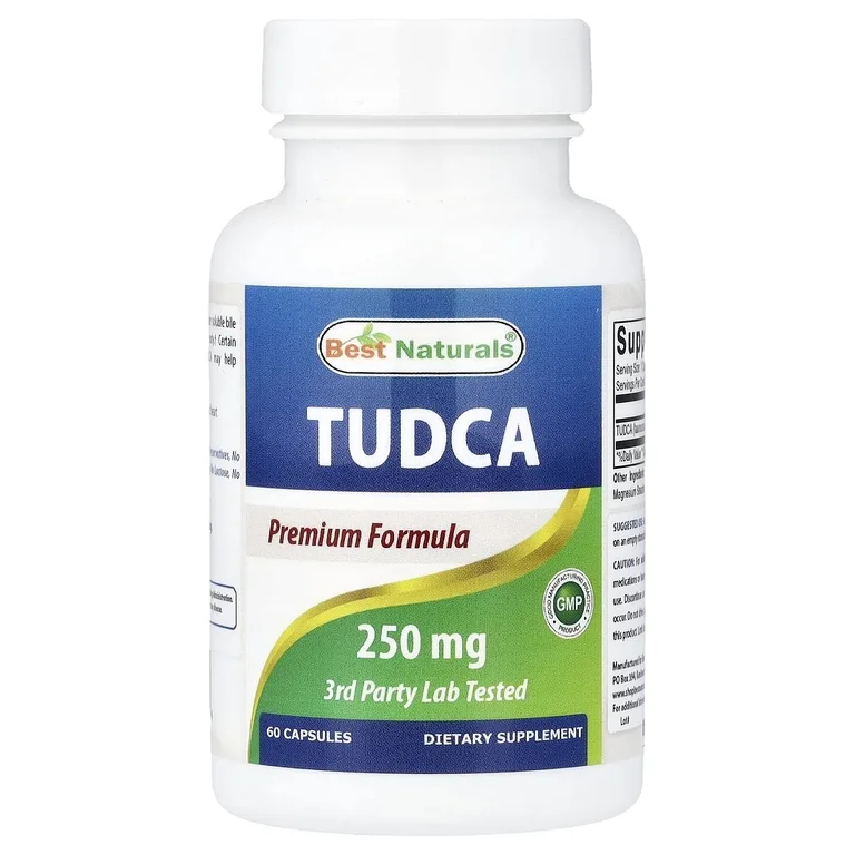 Best Naturals, TUDCA, 250 мг, 60 капсул