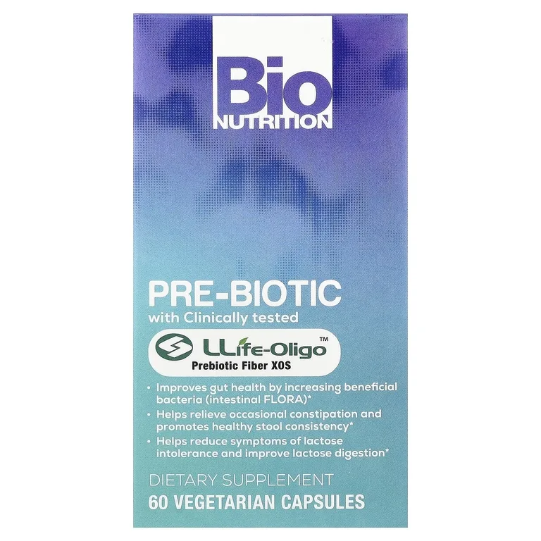 Bio Nutrition, пребиотик, 60 вегетарианских капсул (700 мг в 1 капсуле)