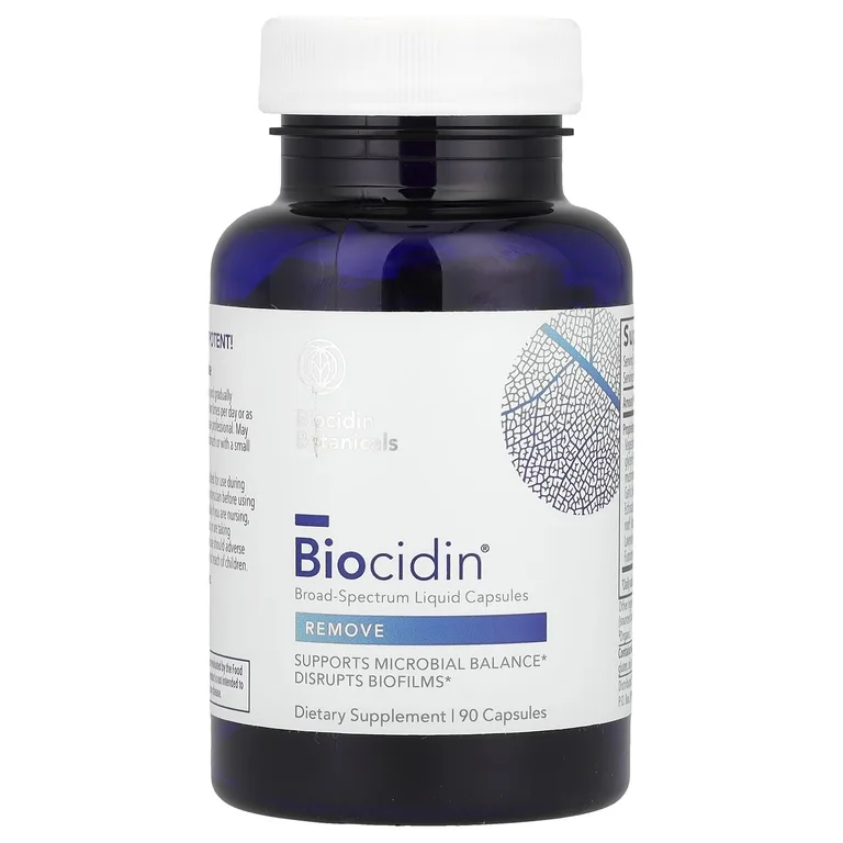 Biocidin Botanicals, Biocidin®, капсулы с жидкостью широкого спектра действия, 90 капсул