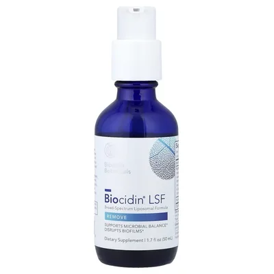 Biocidin Botanicals, Biocidin® LSF, липосомальная добавка широкого спектра действия, 50 мл (1,7 жидк. унции)
