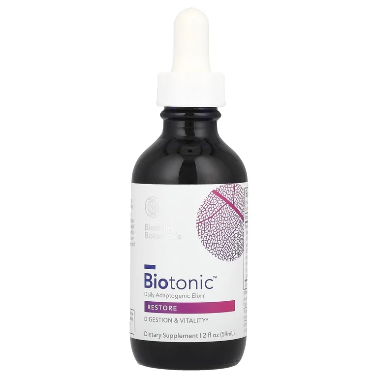 Biocidin Botanicals, Biotonic™, адаптогенный эликсир для ежедневного приема, 59 мл (2 жидк. унции)