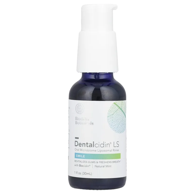 Biocidin Botanicals, Dentalcidin® LS, натуральный мятный вкус, 30 мл (1 жидк. унция)
