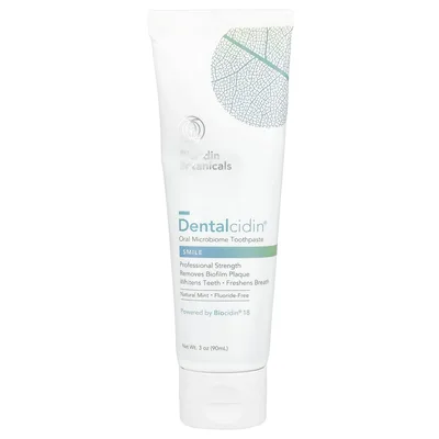 Biocidin Botanicals, Dentalcidin®, зубная паста для микробиома полости рта, натуральная мята, 90 мл (3 унции)