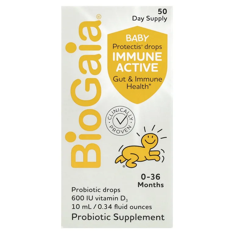 BioGaia, Baby Protectis® Immune Active, капли, 0–36 месяцев, 10 мл