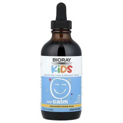 Bioray, Kids, детская успокоительная добавка, со вкусом ванили, 118 мл (4 жидк. унции)