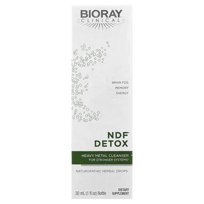 Bioray, средство для глубокого очищения от тяжелых металлов, 30 мл (1 жидк. унция)