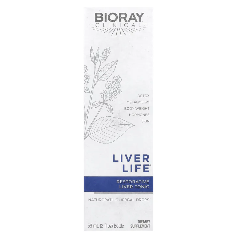 Bioray, восстанавливающий тоник для печени, 59 мл (2 жидких унции)