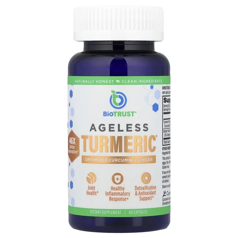 BioTRUST, Ageless Turmeric®, 60 капсул