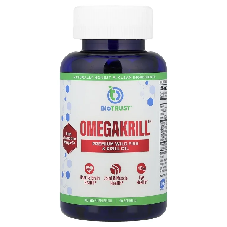 BioTRUST, OmegaKrill™, 90 мягких таблеток