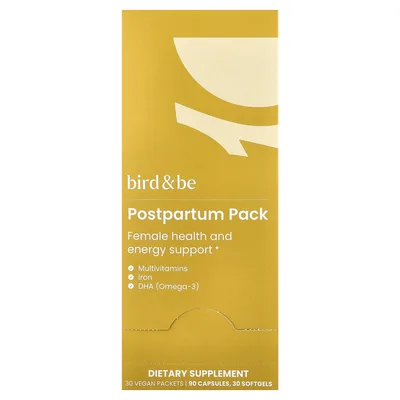 Bird&Be, Пакетик для послеродового периода, 30 веганских пакетиков