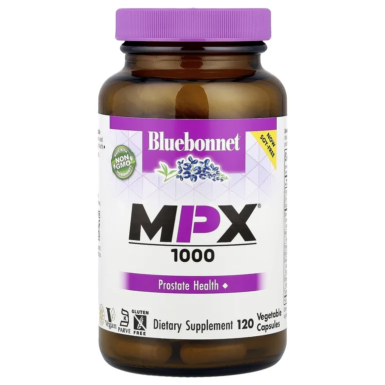 Bluebonnet Nutrition, комплекс для поддержки простаты, 120 растительных капсул