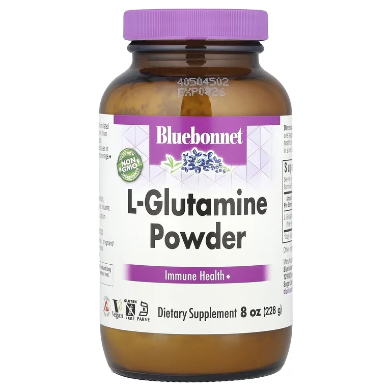 Bluebonnet Nutrition, L-глютамин в виде порошка, 228 г (8 унций)