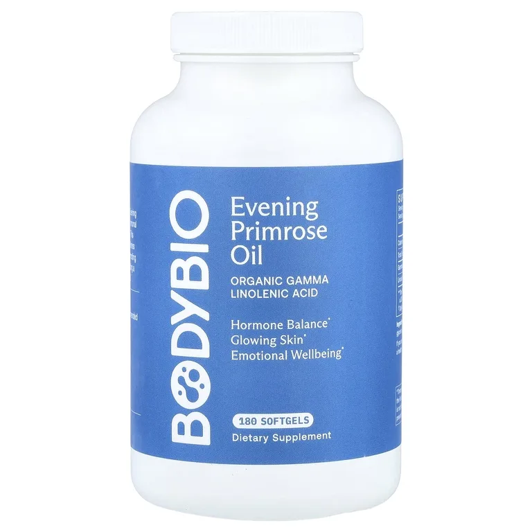BodyBio, масло первоцвета вечернего, 180 капсул