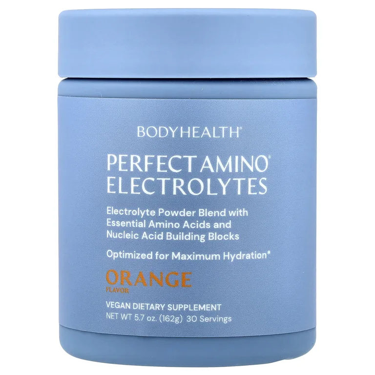 BodyHealth, Perfect Amino®, электролиты, апельсин, 162 г (5,7 унции)
