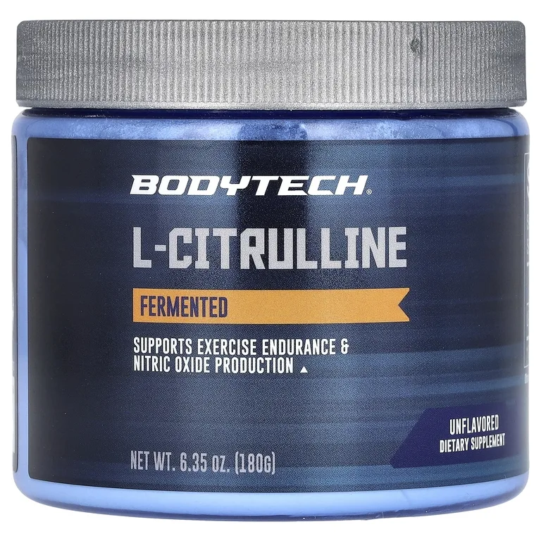 BodyTech, L-цитруллин, ферментированный, без добавок, 180 г (6,35 унции)