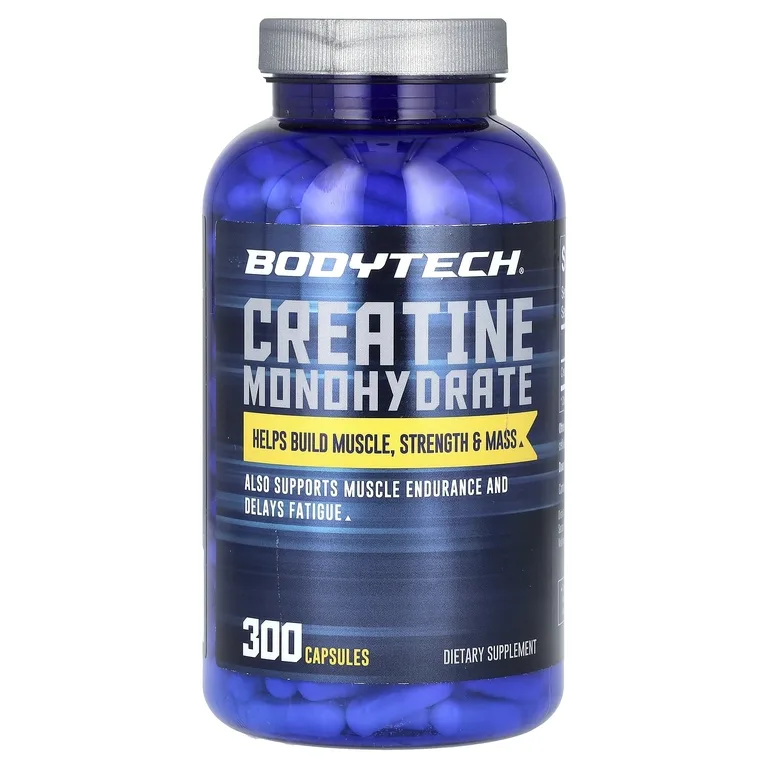 BodyTech, моногидрат креатина, 300 капсул (750 мг в 1 капсуле)