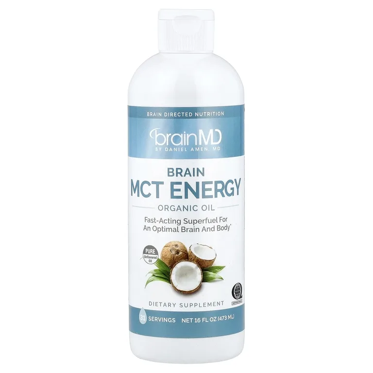 BrainMD, Brain MCT Energy, органическое масло, 473 мл (16 жидк. унций)