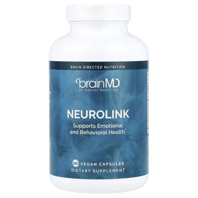 BrainMD, Neurolink, 180 веганских капсул
