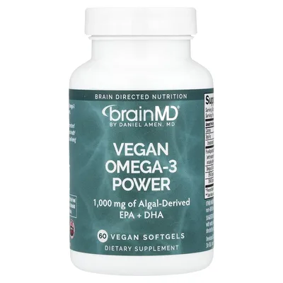 BrainMD, Omega-3 Power, 60 мягких капсул