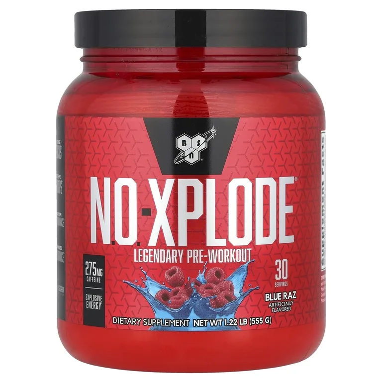 BSN, предтренировочный комплекс, со вкусом голубой малины, 555 г (1,22 фунта)