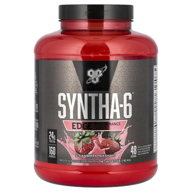 BSN, протеиновая смесь для приготовления напитка, клубничный молочный коктейль, 1,82 кг (4,01 фунта)