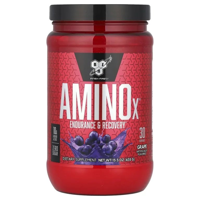 BSN, Смесь аминокислот для выносливости и восстановления, со вкусом винограда, 435 г (15,3 унции)