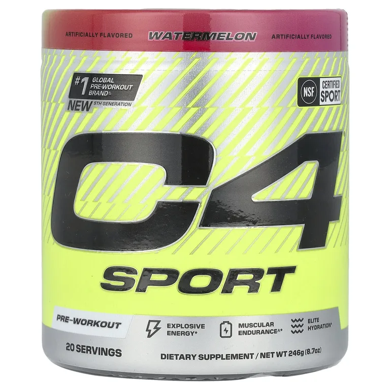 C4 / Cellucor, C4® Sport, предтренировочный комплекс, со вкусом арбуза, 246 г (8,7 унции)