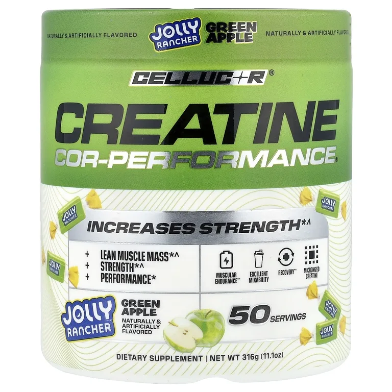 C4 / Cellucor, COR-Performance®, креатин, со вкусом зеленого яблока, 316 г (11,1 унции)