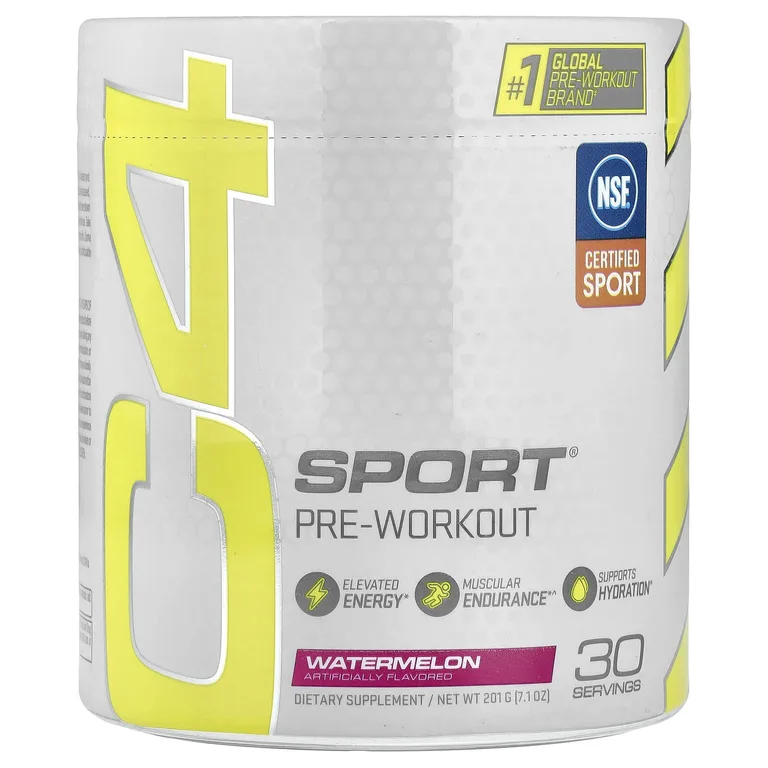 C4 / Cellucor, предтренировочный комплекс, со вкусом арбуза, 201 г (7,1 унции)