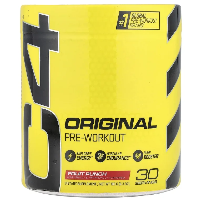 C4 / Cellucor, предтренировочный комплекс, со вкусом фруктового пунша, 180 г (6,3 унции)