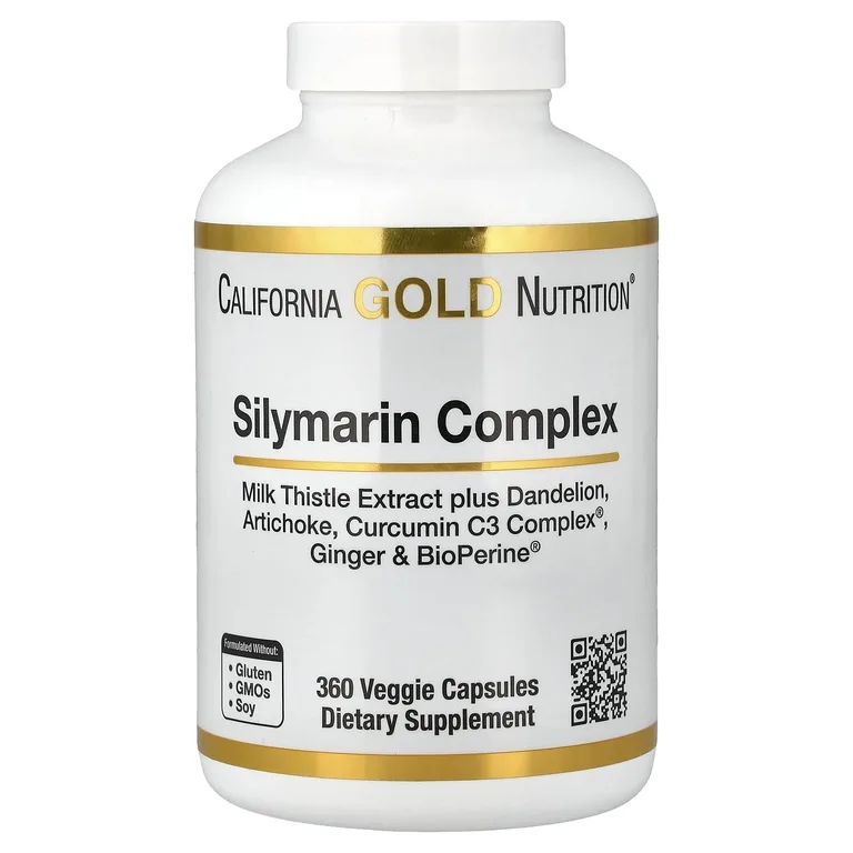 California Gold Nutrition, Комплекс с силимарином, 360 растительных капсул
