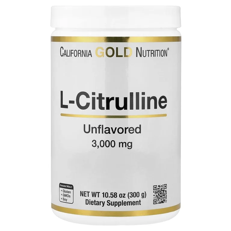 California Gold Nutrition, L-цитруллин, без добавок, 300 г (10,58 унции)