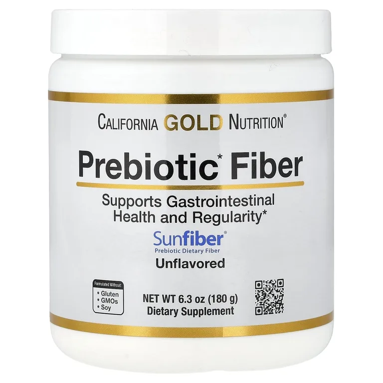 California Gold Nutrition, Пребиотическая клетчатка, 180 г (6,3 унции)