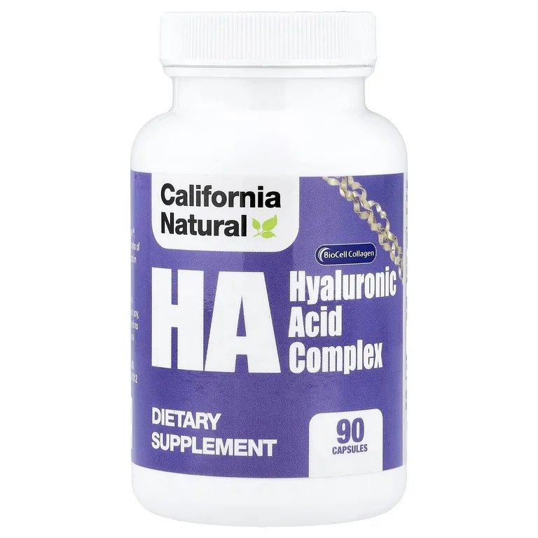 California Natural, комплекс с гиалуроновой кислотой, 90 капсул
