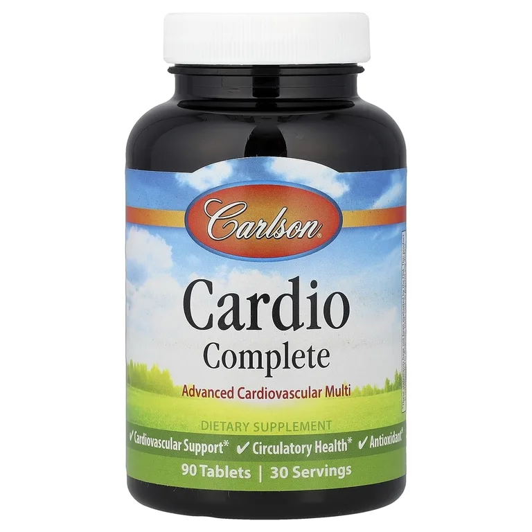 Carlson, Cardio Complete, комплекс для сердечно-сосудистой системы, 90 таблеток