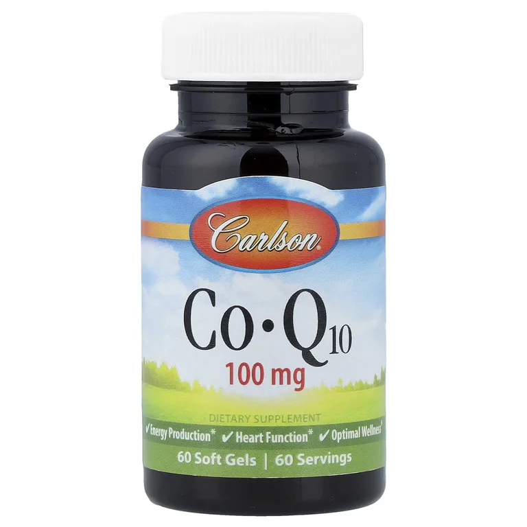 Carlson, CoQ10, 100 мг, 60 мягких таблеток