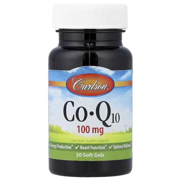 Carlson, коэнзим Q10, 100 мг, 30 капсул