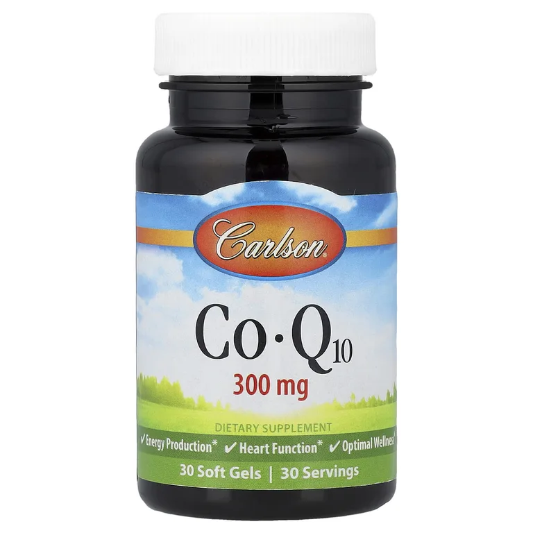 Carlson, коэнзим Q10, 300 мг, 30 капсул
