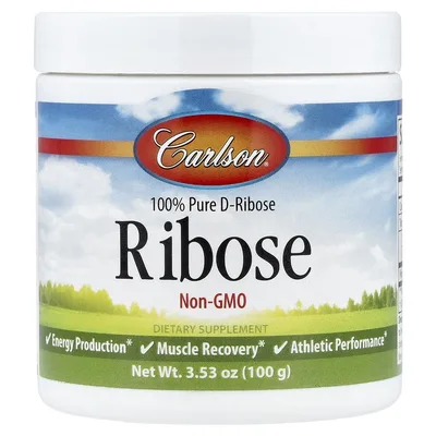 Carlson, Рибоза, 100 г (3,53 унции)
