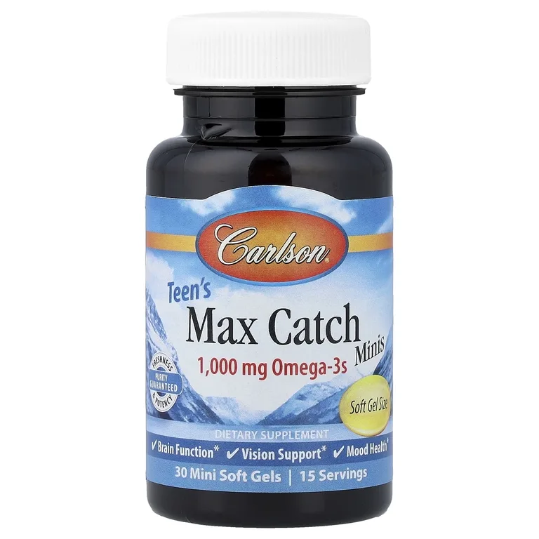 Carlson, Teen's Max Catch Minis, добавка для подростков, 30 мини-капсул
