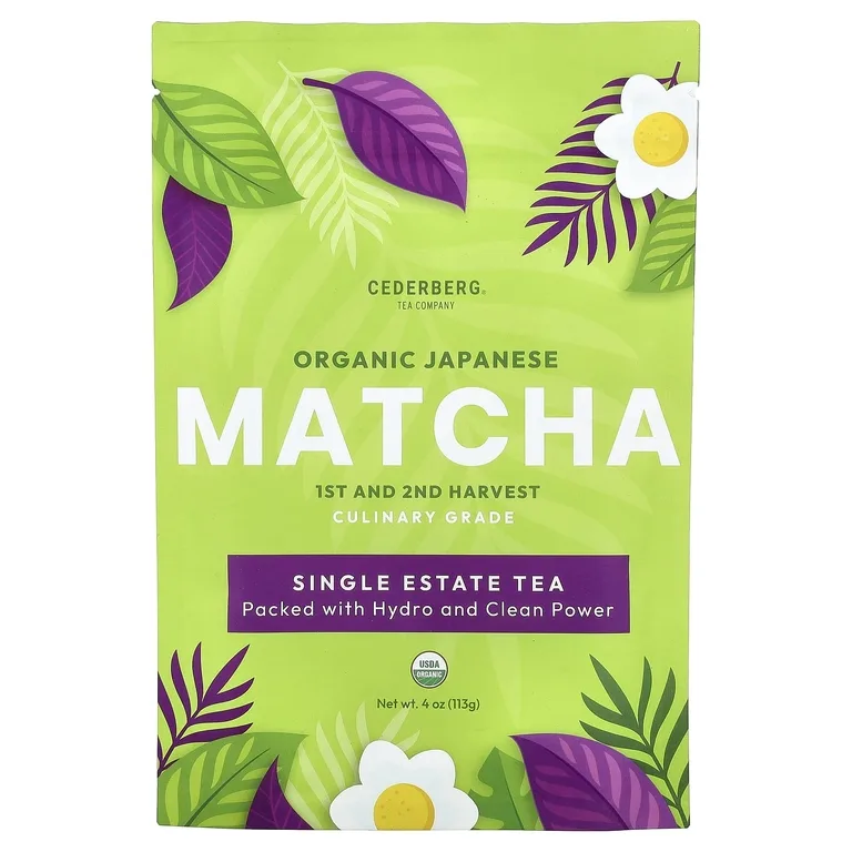 Cederberg Tea Co, Органический японский матча, 113 г (4 унции)