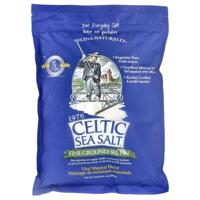 Celtic Sea Salt, Fine Помол, смесь жизненно важных минералов, 2268 г (5 фунтов)