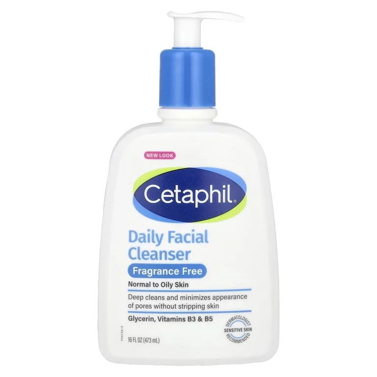 Cetaphil, Ежедневное очищающее средство для лица, без отдушек, 473 мл (16 жидк. унц.)
