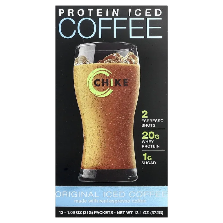 Chike Nutrition, Кофе с белковым льдом, оригинальный, 12 пакетиков, 31 г (1,09 унции)