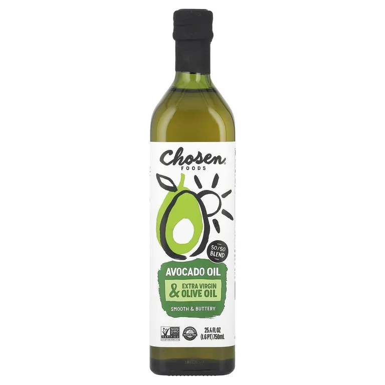 Chosen Foods, Масло авокадо и оливковое масло холодного отжима, 750 мл (25,4 жидк. унц.)