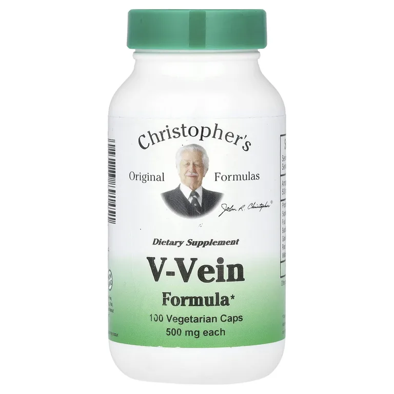 Christopher's Original Formulas, комплекс для общего здоровья вен, 100 вегетарианских капсул