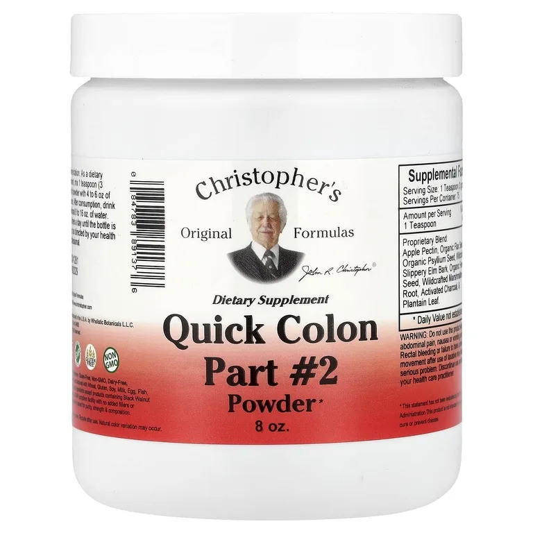 Christopher's Original Formulas, средство для здоровья кишечника, порошок, этап 2, 240 мл